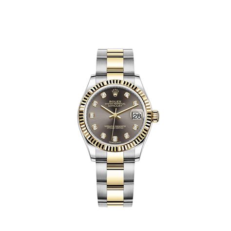 rolex damen datejust 31|Rolex Datejust 31 Uhr: Edelstahl Oystersteel und Gelbgold.